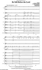 Cover icon of Be Still Before the Lord (COMPLETE) sheet music for orchestra/band by Joseph M. Martin, Brad Nix and Jonathan Martin, intermediate skill level
