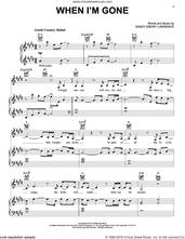 Cover icon of When I'm Gone sheet music for voice, piano or guitar by Joey+Rory and Sandy Emory Lawrence, intermediate skill level