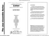 Cover icon of Listen (COMPLETE) sheet music for jazz band by Neil Slater, intermediate skill level