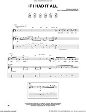 Cover icon of If I Had It All sheet music for guitar (tablature) by Dave Matthews Band and Glen Ballard, intermediate skill level