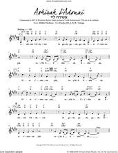 Cover icon of Ashirah L'Adonai sheet music for voice and other instruments (fake book) by Debbie Friedman, intermediate skill level