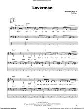 Cover icon of Loverman sheet music for bass (tablature) (bass guitar) by Metallica and Nick Cave, intermediate skill level