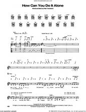 Cover icon of How Can You Do It Alone sheet music for guitar (tablature) by The Who and Pete Townshend, intermediate skill level
