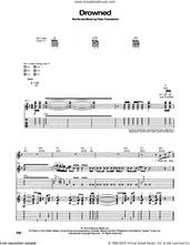 Cover icon of Drowned sheet music for guitar (tablature) by The Who and Pete Townshend, intermediate skill level