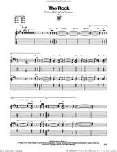 Cover icon of The Rock sheet music for guitar (tablature) by The Who and Pete Townshend, intermediate skill level