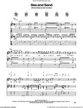 Cover icon of Sea And Sand sheet music for guitar (tablature) by The Who and Pete Townshend, intermediate skill level