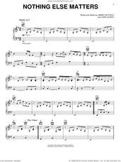 Cover icon of Nothing Else Matters sheet music for voice, piano or guitar by Metallica, James Hetfield and Lars Ulrich, intermediate skill level
