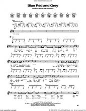 Cover icon of Blue Red And Grey sheet music for guitar (tablature) by The Who and Pete Townshend, intermediate skill level