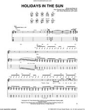 Cover icon of Holidays In The Sun sheet music for guitar (tablature) by Sex Pistols, John Lydon, John Simon Beverly, Paul Thomas Cook and Steve Jones, intermediate skill level