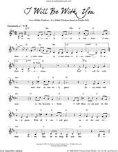 Cover icon of I Will Be With You sheet music for voice and other instruments (fake book) by Debbie Friedman, intermediate skill level