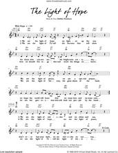 Cover icon of The Light of Hope sheet music for voice and other instruments (fake book) by Debbie Friedman, intermediate skill level
