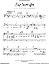 Cover icon of Sing Unto God sheet music for voice and other instruments (fake book) by Debbie Friedman, intermediate skill level