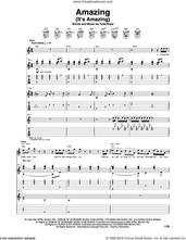 Cover icon of Amazing (It's Amazing) sheet music for guitar (tablature) by Aerosmith, Richie Supa and Steven Tyler, intermediate skill level