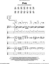 Cover icon of Pink sheet music for guitar (tablature) by Aerosmith, Glen Ballard, Richie Supa and Steven Tyler, intermediate skill level