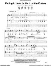 Cover icon of Falling In Love (Is Hard On The Knees) sheet music for guitar (tablature) by Aerosmith, Glen Ballard, Joe Perry and Steven Tyler, intermediate skill level