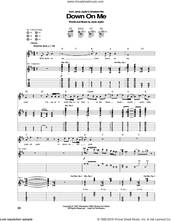 Cover icon of Down On Me sheet music for guitar (tablature) by Janis Joplin, intermediate skill level