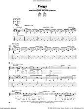 Cover icon of Frogs sheet music for guitar (tablature) by Alice In Chains, Jerry Cantrell, Layne Staley, Mike Inez and Sean Kinney, intermediate skill level