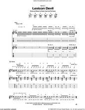 Cover icon of Lexicon Devil sheet music for guitar (tablature) by The Germs, Darby Crash and Pat Smear, intermediate skill level