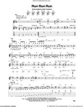Cover icon of Run Run Run sheet music for guitar (tablature) by The Who and Pete Townshend, intermediate skill level