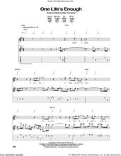 Cover icon of One Life's Enough sheet music for guitar (tablature) by The Who and Pete Townshend, intermediate skill level