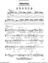 Cover icon of Naked Eye sheet music for guitar (tablature) by The Who and Pete Townshend, intermediate skill level