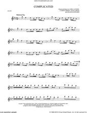 Cover icon of Complicated sheet music for flute solo by Avril Lavigne, Graham Edwards, Lauren Christy and Scott Spock, intermediate skill level