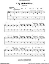 Cover icon of Lily Of The West sheet music for guitar solo by Traditional Irish, intermediate skill level