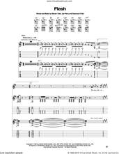 Cover icon of Flesh sheet music for guitar (tablature) by Aerosmith, Desmond Child, Joe Perry and Steven Tyler, intermediate skill level