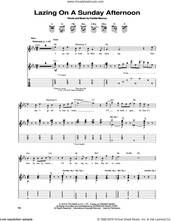 Cover icon of Lazing On A Sunday Afternoon sheet music for guitar (tablature) by Queen and Freddie Mercury, intermediate skill level