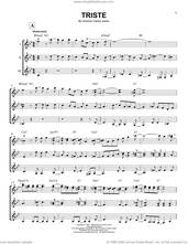 Cover icon of Triste sheet music for guitar ensemble by Antonio Carlos Jobim, intermediate skill level