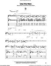 Cover icon of Use The Man sheet music for guitar (tablature) by Megadeth, Dave Mustaine and Marty Friedman, intermediate skill level