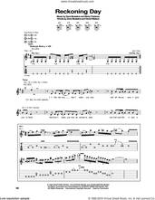 Cover icon of Reckoning Day sheet music for guitar (tablature) by Megadeth, Dave Ellefson, Dave Mustaine, Martin Friedman and Nick Menza, intermediate skill level