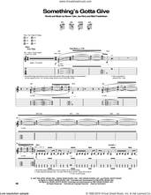 Cover icon of Something's Gotta Give sheet music for guitar (tablature) by Aerosmith, Joe Perry, Marti Frederiksen and Steven Tyler, intermediate skill level