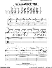 Cover icon of I'm Going Slightly Mad sheet music for guitar (tablature) by Queen, Brian May, Freddie Mercury, John Deacon and Roger Taylor, intermediate skill level