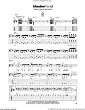 Cover icon of Mastermind sheet music for guitar (tablature) by Megadeth and Dave Mustaine, intermediate skill level
