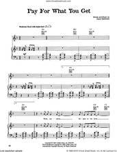 Cover icon of Pay For What You Get sheet music for voice, piano or guitar by Dave Matthews Band, intermediate skill level