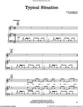 Cover icon of Typical Situation sheet music for voice, piano or guitar by Dave Matthews Band, intermediate skill level
