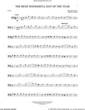 Cover icon of The Most Wonderful Day Of The Year sheet music for cello solo by Johnny Marks, intermediate skill level