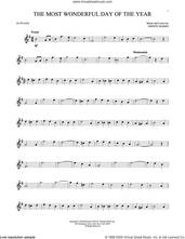 Cover icon of The Most Wonderful Day Of The Year sheet music for alto saxophone solo by Johnny Marks, intermediate skill level