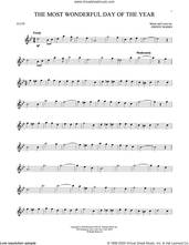 Cover icon of The Most Wonderful Day Of The Year sheet music for flute solo by Johnny Marks, intermediate skill level