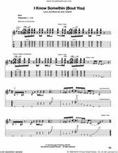 Cover icon of I Know Somethin' (Bout You) sheet music for guitar (tablature) by Alice In Chains, intermediate skill level