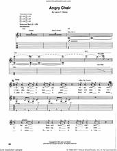 Cover icon of Angry Chair sheet music for guitar (tablature) by Alice In Chains and Layne Staley, intermediate skill level