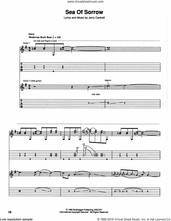 Cover icon of Sea Of Sorrow sheet music for guitar (tablature) by Alice In Chains and Jerry Cantrell, intermediate skill level