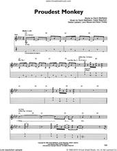 Cover icon of Proudest Monkey sheet music for guitar (tablature) by Dave Matthews Band, Boyd Tinsley, Carter Beauford, Leroi Moore and Stefan Lessard, intermediate skill level