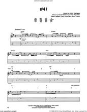 Cover icon of #41 sheet music for guitar (tablature) by Dave Matthews Band, Boyd Tinsley, Carter Beauford, Leroi Moore and Stefan Lessard, intermediate skill level