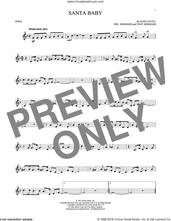 Cover icon of Santa Baby sheet music for horn solo by Eartha Kitt, Kellie Pickler, Taylor Swift, Joan Javits, Phil Springer and Tony Springer, intermediate skill level