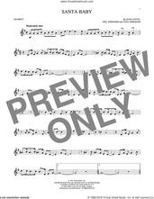 Cover icon of Santa Baby sheet music for trumpet solo by Eartha Kitt, Kellie Pickler, Taylor Swift, Joan Javits, Phil Springer and Tony Springer, intermediate skill level
