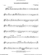 Cover icon of Walking In Memphis sheet music for violin solo by Marc Cohn and Lonestar, intermediate skill level