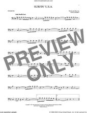 Cover icon of Surfin' U.S.A. sheet music for trombone solo by The Beach Boys and Chuck Berry, intermediate skill level