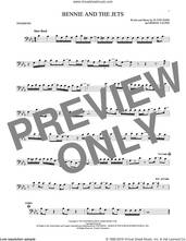 Cover icon of Bennie And The Jets sheet music for trombone solo by Elton John and Bernie Taupin, intermediate skill level